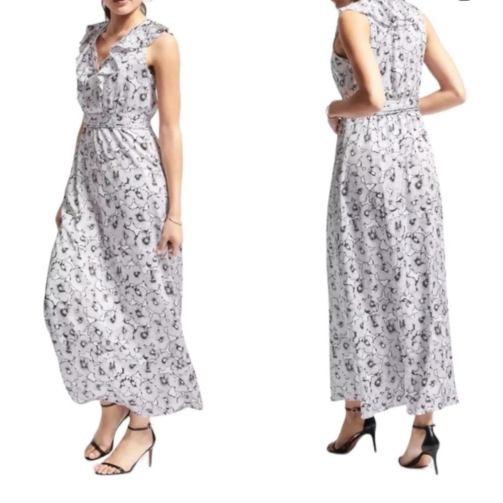 Banana Republic Floral Ruffle Maxi Dress - Picture 2 of 9